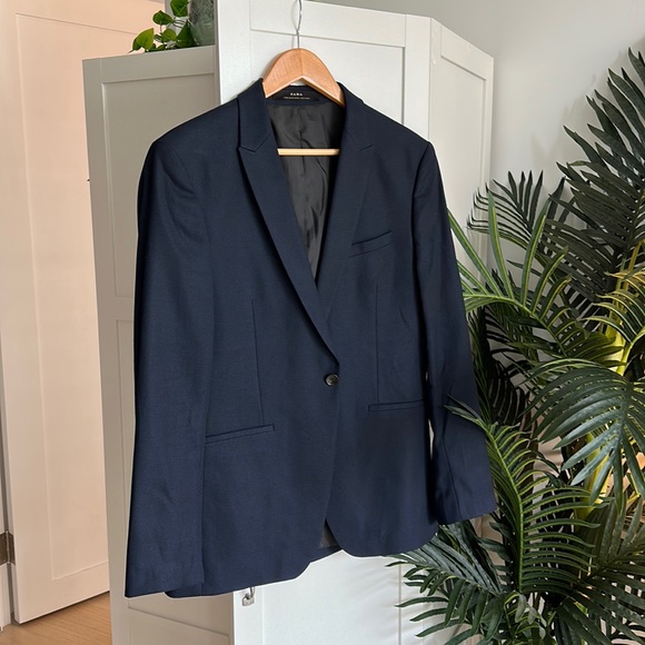 Zara Suits & Blazers Zara Mens Navy Suit Poshmark